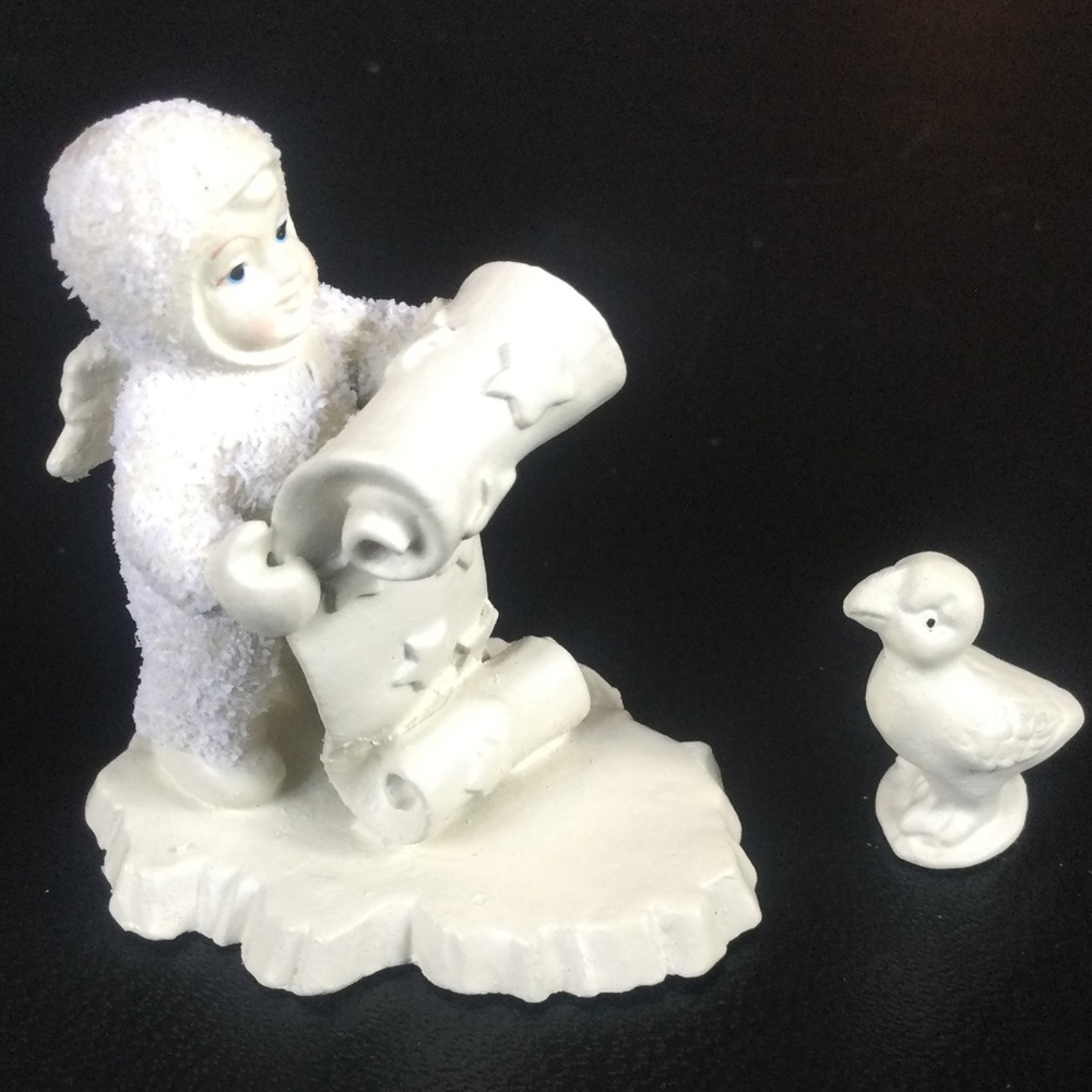 Vintage Snowbabies Miniatures “Are You On My List?”